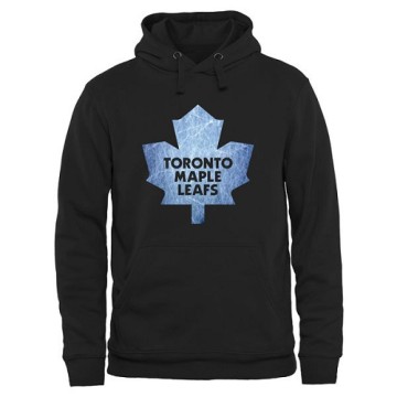 Men's Toronto Maple Leafs Rinkside Pond Hockey Pullover Hoodie - - Black