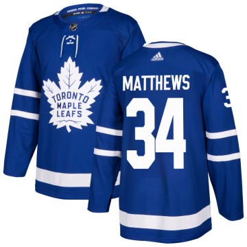Authentic Adidas Men's Auston Matthews Toronto Maple Leafs Jersey - Blue