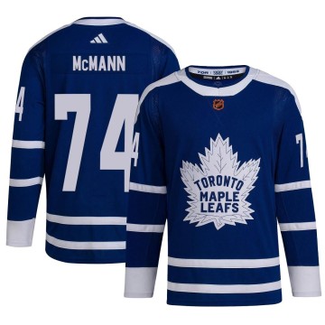 Authentic Adidas Men's Bobby McMann Toronto Maple Leafs Reverse Retro 2.0 Jersey - Royal