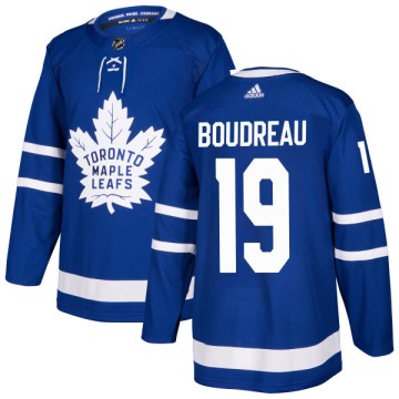 Authentic Adidas Men's Bruce Boudreau Toronto Maple Leafs Jersey - Blue