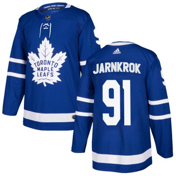 Authentic Adidas Men's Calle Jarnkrok Toronto Maple Leafs Home Jersey - Blue