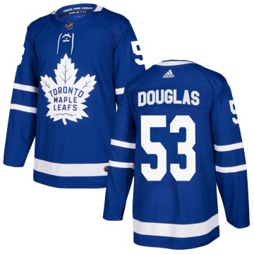 Authentic Adidas Men's Curtis Douglas Toronto Maple Leafs Home Jersey - Blue