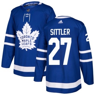 Authentic Adidas Men's Darryl Sittler Toronto Maple Leafs Jersey - Blue