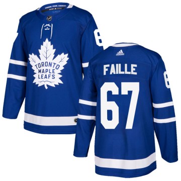 Authentic Adidas Men's Eric Faille Toronto Maple Leafs Home Jersey - Blue