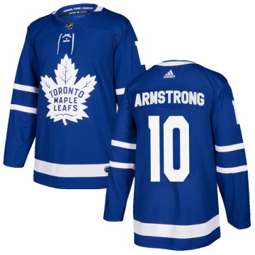 Authentic Adidas Men's George Armstrong Toronto Maple Leafs Home Jersey - Blue