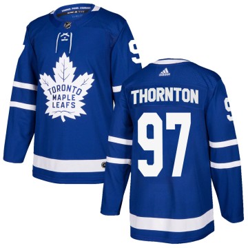 Authentic Adidas Men's Joe Thornton Toronto Maple Leafs Home Jersey - Blue