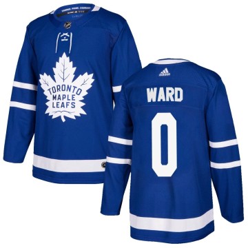 Authentic Adidas Men's Matthew Ward Toronto Maple Leafs Home Jersey - Blue