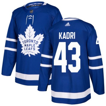 Authentic Adidas Men's Nazem Kadri Toronto Maple Leafs Jersey - Blue