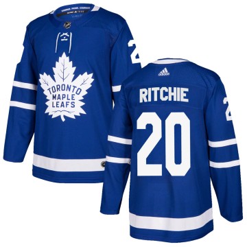 Authentic Adidas Men's Nick Ritchie Toronto Maple Leafs Home Jersey - Blue