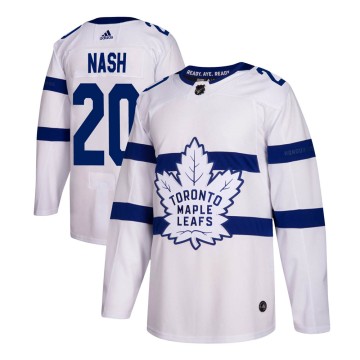 Authentic Adidas Men's Riley Nash Toronto Maple Leafs 2018 Stadium Series Jersey - White