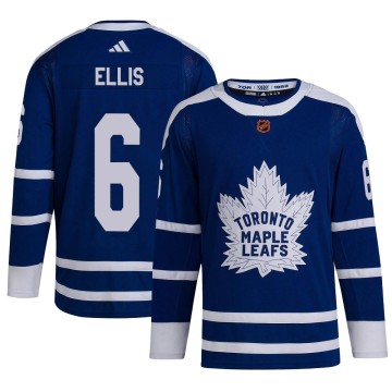 Authentic Adidas Men's Ron Ellis Toronto Maple Leafs Reverse Retro 2.0 Jersey - Royal