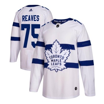 Authentic Adidas Men's Ryan Reaves Toronto Maple Leafs 2018 Stadium Series Jersey - White