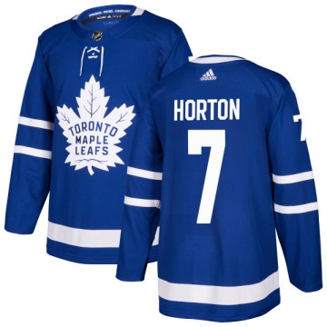 Authentic Adidas Men's Tim Horton Toronto Maple Leafs Jersey - Blue