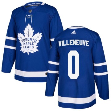 Authentic Adidas Men's William Villeneuve Toronto Maple Leafs Home Jersey - Blue