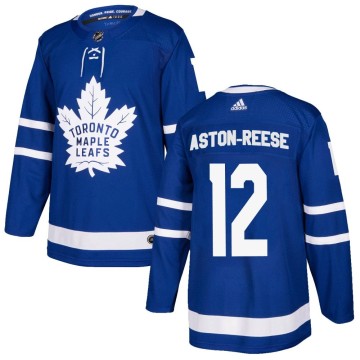 Authentic Adidas Men's Zach Aston-Reese Toronto Maple Leafs Home Jersey - Blue