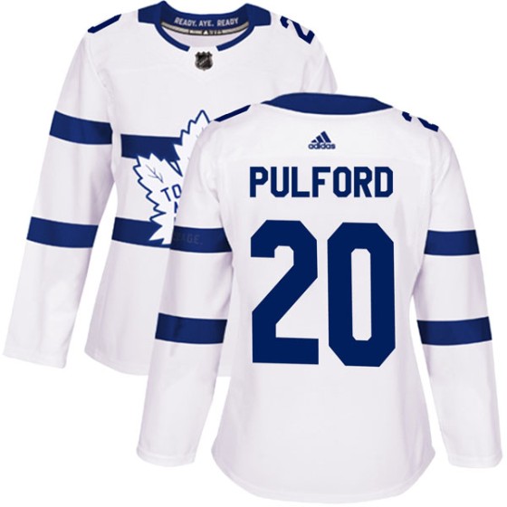 Authentic Adidas Women's Bob Pulford Toronto Maple Leafs 2018 Stadium Series Jersey - White