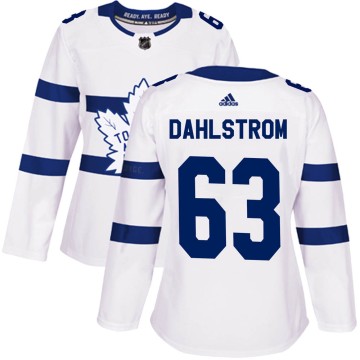 Authentic Adidas Women's Carl Dahlstrom Toronto Maple Leafs 2018 Stadium Series Jersey - White
