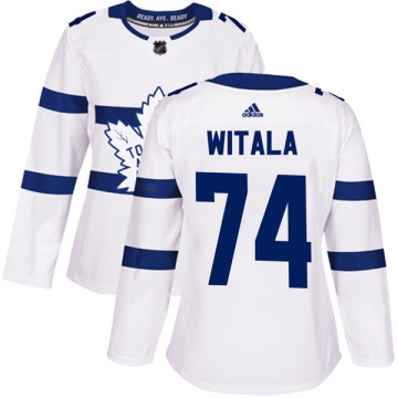 Authentic Adidas Women's Chase Witala Toronto Maple Leafs 2018 Stadium Series Jersey - White