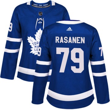 Authentic Adidas Women's Eemeli Rasanen Toronto Maple Leafs Home Jersey - Blue