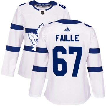 Authentic Adidas Women's Eric Faille Toronto Maple Leafs 2018 Stadium Series Jersey - White