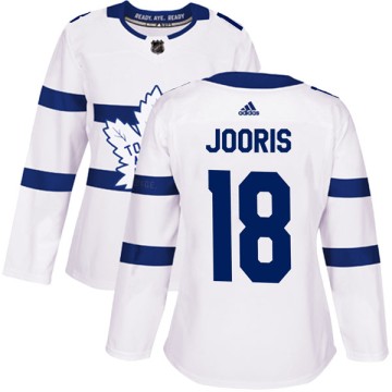Authentic Adidas Women's Josh Jooris Toronto Maple Leafs 2018 Stadium Series Jersey - White