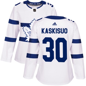 Authentic Adidas Women's Kasimir Kaskisuo Toronto Maple Leafs 2018 Stadium Series Jersey - White