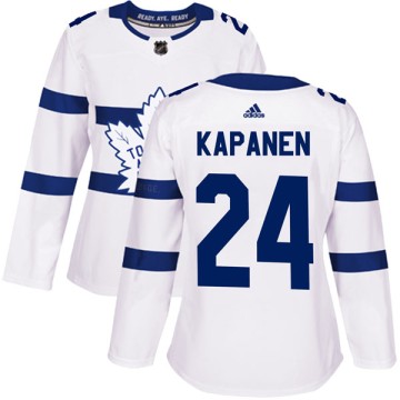 Authentic Adidas Women's Kasperi Kapanen Toronto Maple Leafs 2018 Stadium Series Jersey - White