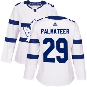 Authentic Adidas Women's Mike Palmateer Toronto Maple Leafs 2018 Stadium Series Jersey - White