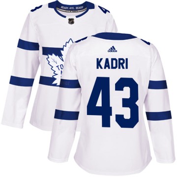 Authentic Adidas Women's Nazem Kadri Toronto Maple Leafs 2018 Stadium Series Jersey - White