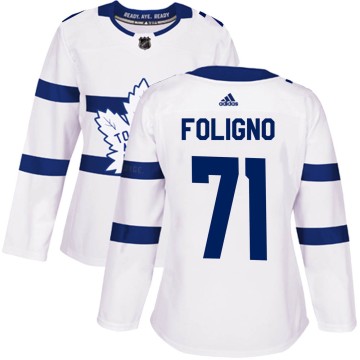 Authentic Adidas Women's Nick Foligno Toronto Maple Leafs 2018 Stadium Series Jersey - White