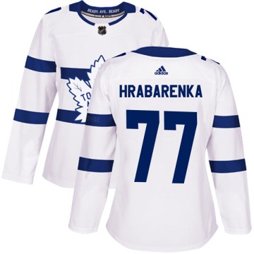 Authentic Adidas Women's Raman Hrabarenka Toronto Maple Leafs 2018 Stadium Series Jersey - White