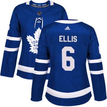 Authentic Adidas Women's Ron Ellis Toronto Maple Leafs Home Jersey - Blue