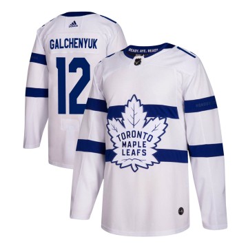 Authentic Adidas Youth Alex Galchenyuk Toronto Maple Leafs 2018 Stadium Series Jersey - White