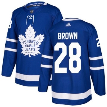 Authentic Adidas Youth Connor Brown Toronto Maple Leafs Home Jersey - Royal Blue