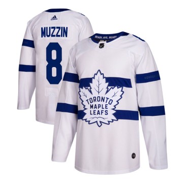 Authentic Adidas Youth Jake Muzzin Toronto Maple Leafs 2018 Stadium Series Jersey - White