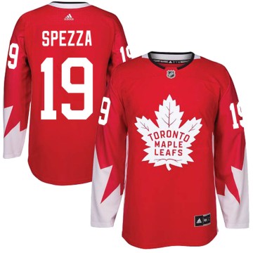 Authentic Adidas Youth Jason Spezza Toronto Maple Leafs Alternate Jersey - Red