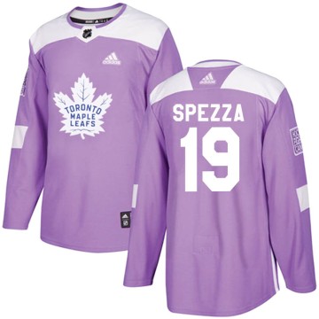 Authentic Adidas Youth Jason Spezza Toronto Maple Leafs Fights Cancer Practice Jersey - Purple
