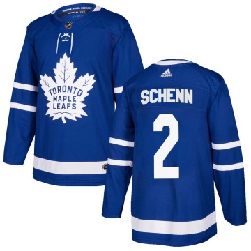 Authentic Adidas Youth Luke Schenn Toronto Maple Leafs Home Jersey - Blue
