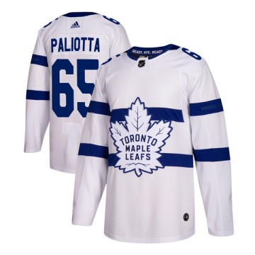 Authentic Adidas Youth Michael Paliotta Toronto Maple Leafs 2018 Stadium Series Jersey - White