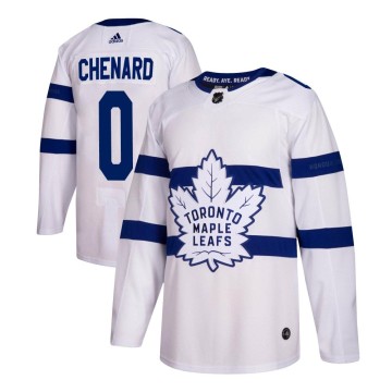 Authentic Adidas Youth Nick Chenard Toronto Maple Leafs 2018 Stadium Series Jersey - White