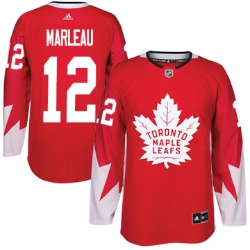 Authentic Adidas Youth Patrick Marleau Toronto Maple Leafs Alternate Jersey - Red