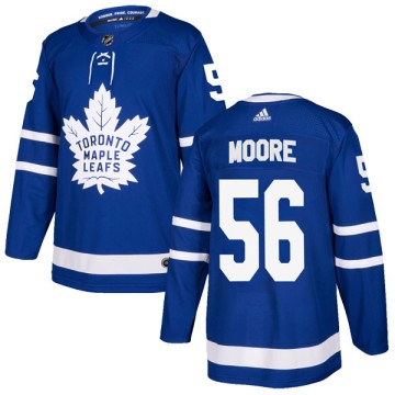 Authentic Adidas Youth Trevor Moore Toronto Maple Leafs Home Jersey - Blue