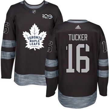 Authentic Men's Darcy Tucker Toronto Maple Leafs 1917-2017 100th Anniversary Jersey - Black