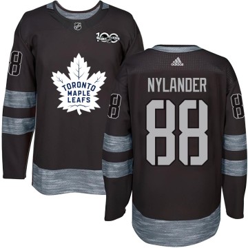 Authentic Men's William Nylander Toronto Maple Leafs 1917-2017 100th Anniversary Jersey - Black