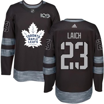 Authentic Youth Brooks Laich Toronto Maple Leafs 1917-2017 100th Anniversary Jersey - Black