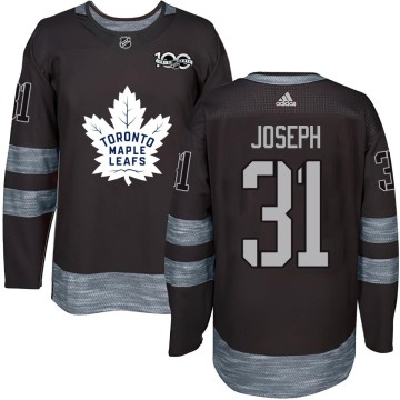 Authentic Youth Curtis Joseph Toronto Maple Leafs 1917-2017 100th Anniversary Jersey - Black