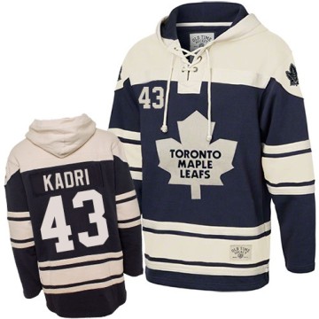 Authentic Youth Nazem Kadri Toronto Maple Leafs Old Time Hockey Sawyer Hooded Sweatshirt - Royal Blue