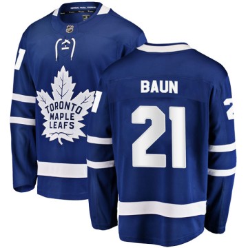 Breakaway Fanatics Branded Men's Bobby Baun Toronto Maple Leafs Home Jersey - Blue
