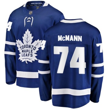 Breakaway Fanatics Branded Men's Bobby McMann Toronto Maple Leafs Home Jersey - Blue