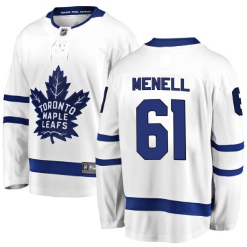 Breakaway Fanatics Branded Men's Brennan Menell Toronto Maple Leafs Away Jersey - White